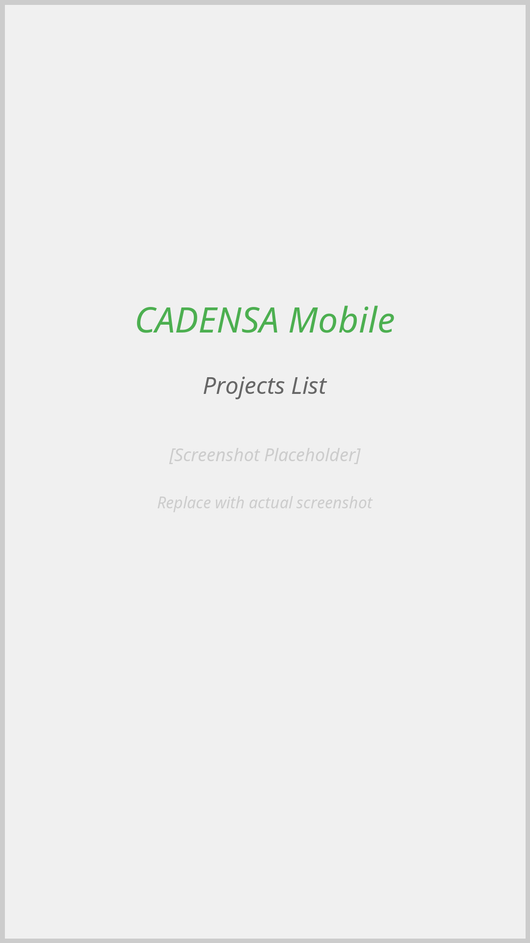Lista de Proyectos